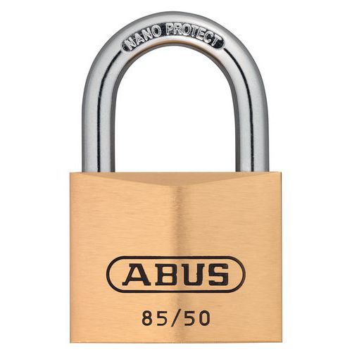 Candado de seguridad Abus serie 85 para llave maestra - 2 llaves - 50 mm