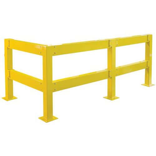 Poste de acero galvanizado para barrera de seguridad - Exterior - Dancop