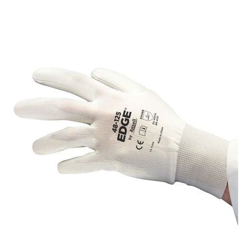 Guantes con revestimiento de PU Edge 48-125 - Blanco - Ansell