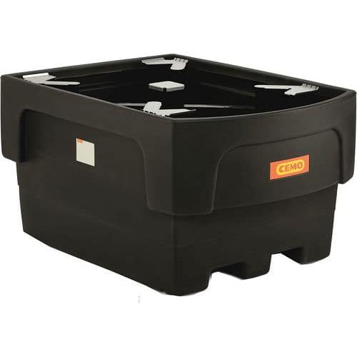 Cubeta colectora 1 IBC con colector + rejilla PE - 1100 L