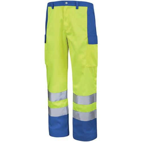 Pantalón de trabajo de alta visibilidad Fluo Base XP - Cepovett Safety