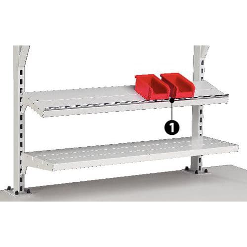 Balda para banco de trabajo Allround - Anchura 125 cm