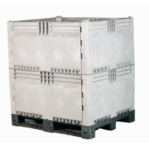 Caja palé de plástico desmontable