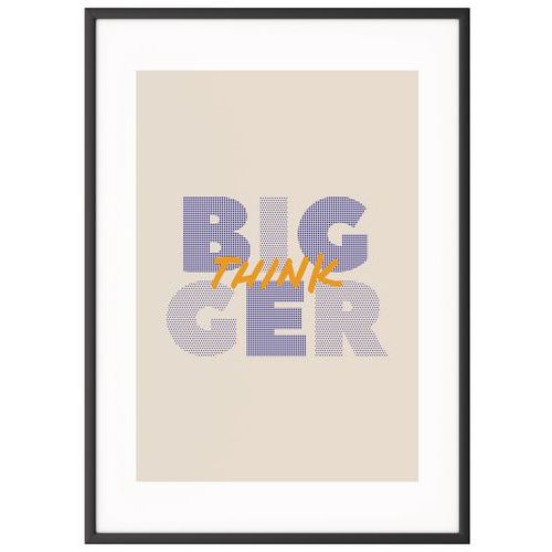 Póster Team building - Think Bigger, Paperflow