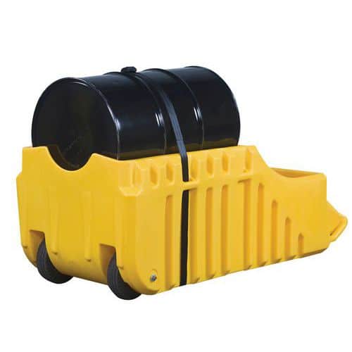 Carro colector de 250 L - Amarillo