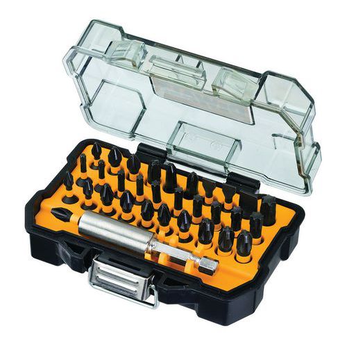 Estuche de 35 puntas impacto torsión 25 mm + 1 portapuntas - Dewalt