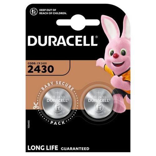 Pila de botón de litio 2430 - Pack de 2 - Duracell