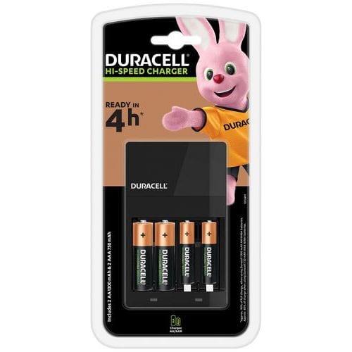 Cargador CEF14 para 2 pilas AA y 2 pilas AAA - Duracell