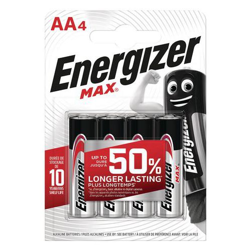 Pila Max AA - Lote de 4 - Energizer