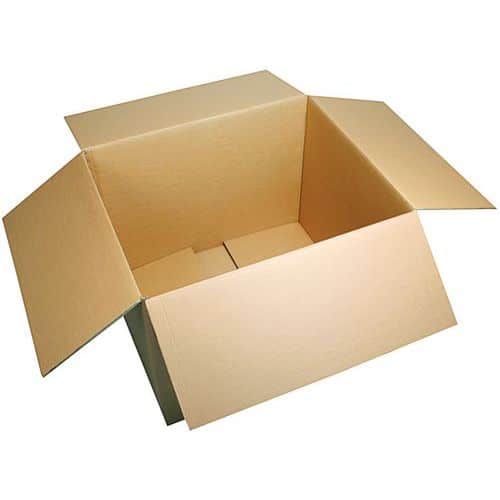 Caja americana de cartón reciclado - Corrugado triple - Por unidades - Manutan Expert