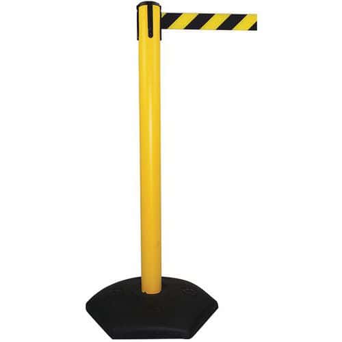 Poste con base de PVC con correa - 2 m - Manutan Expert