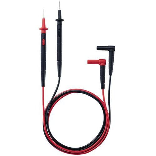 Juego de cables de medición de 2 mm (conector acodado) para 0590 0009 - Testo