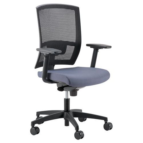 Silla de oficina Mia reposabrazos regulables - Linea Fabbrica