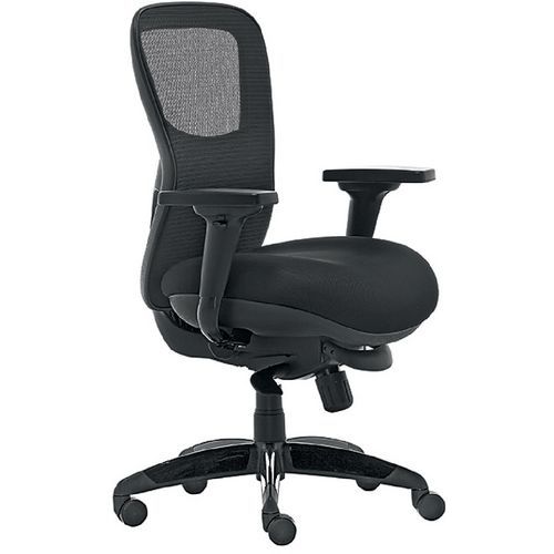 Silla oficina ergonómica síncrona Athos - Negro