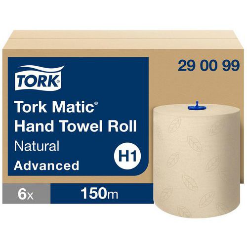 Rollo de toallitas de papel suaves naturales - Tork