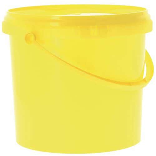 Cubo de color con tapa - 5 L