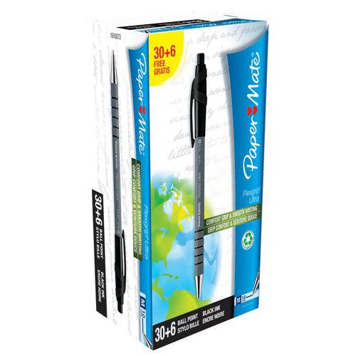 Bolígrafo retráctil Papermate Flexgrip Ultra