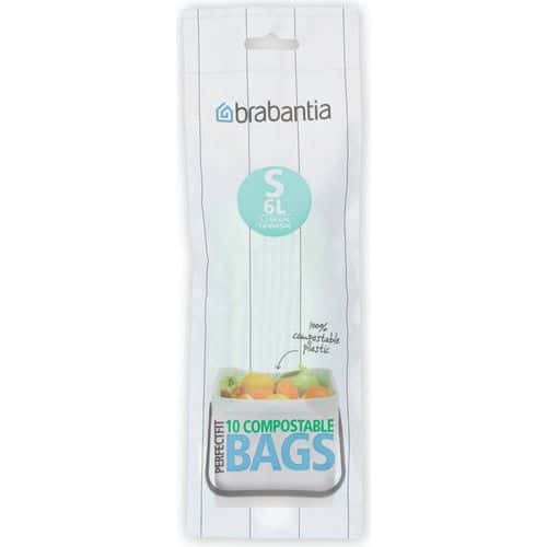 Bolsa de basura de 6 L para residuos compostables - Brabantia