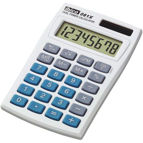 Calculadora de bolsillo 081X - Ibico