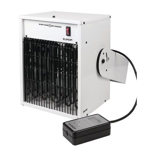 Calefactor mural eléctrico de aire impulsado - EK 3000, EK 5000 y EK 9000 - Eurom