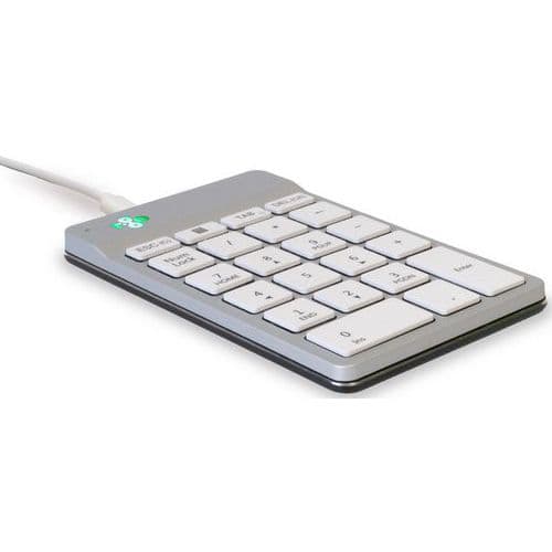 Teclado digital con cable Numpad Break - Blanco - R-Go Tools