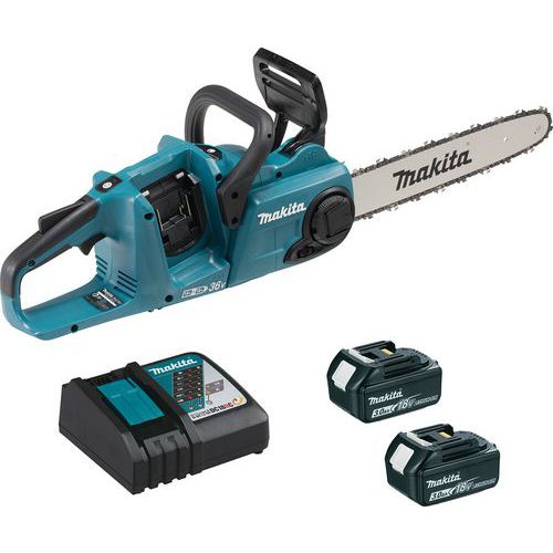 Motosierra 36 V 2 x 18 V Li-Ion 35 cm - Makita