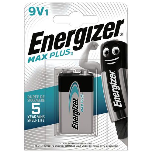 Pila alcalina Max Plus 9V FSB1 - Energizer