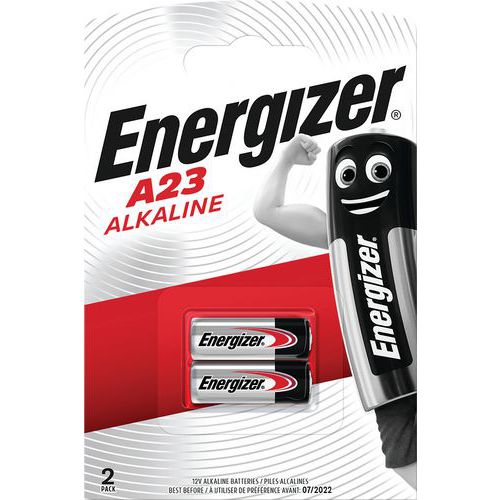 Pila alcalina de calculadora, reloj y multifunción - MN21/A23 - Lote de 2 - Energizer