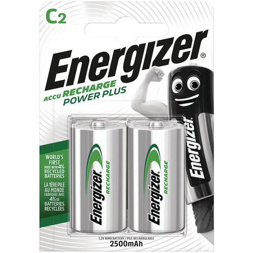 Pila recargable C/LR14 - Lote de 2 - Energizer