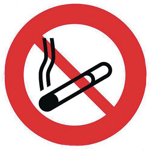 Señal de prohibición - Prohibido fumar - Aluminio