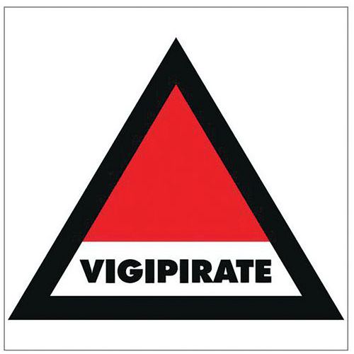 Señal Vigipirate - Aluminio - 300 mm