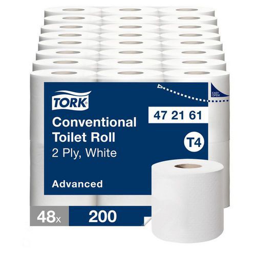 Papel higiénico de 2 capas T4 Advanced - Tork