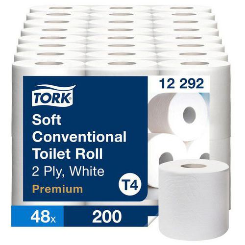 Papel higiénico de 2 capas T4 Premium - Tork