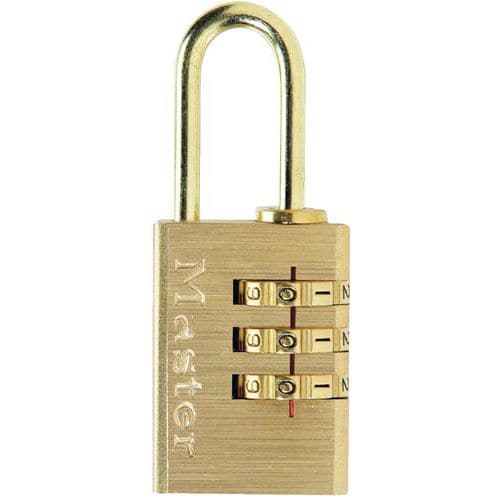 Candados de combinación Masterlock - Combinación de 3 dígitos