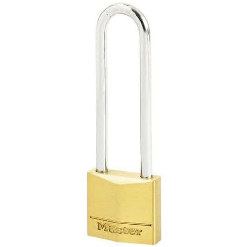 Candado de latón macizo arco largo Masterlock