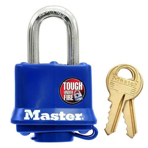 Candado de acero laminado con llaves 312EURD - Master Lock