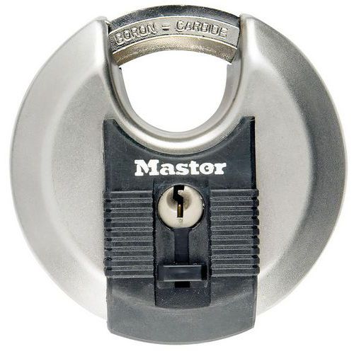 Candado de acero inoxidable con llaves Excell redondo M40EURDCC - Master Lock