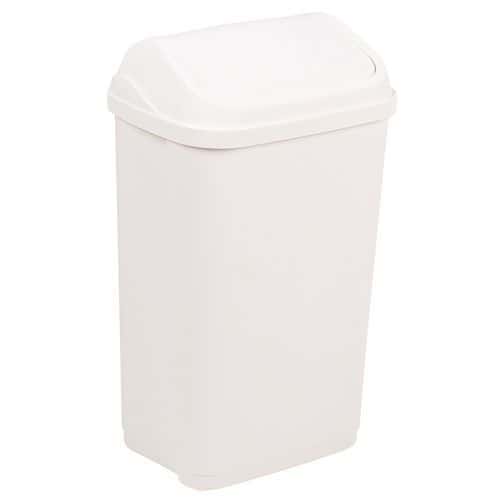 Cubo de basura sanitario con tapa basculante 50 L - Manutan Expert