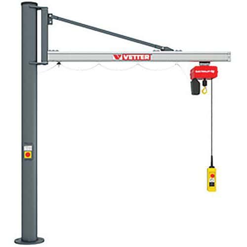 Grúa sobre columna carga ligera - Capacidad de 80 a 500 kg - Vetter