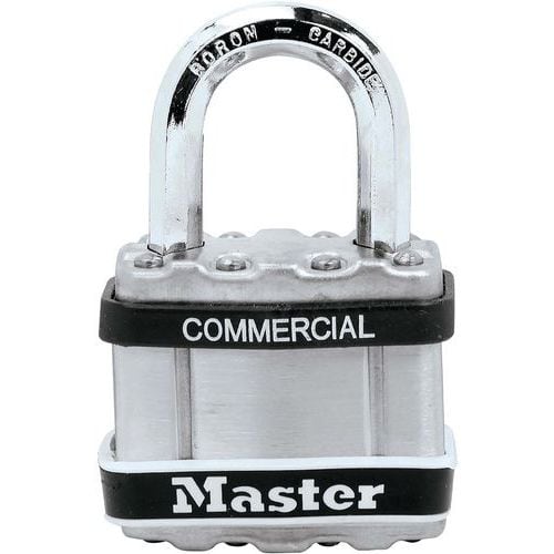 Candado de llave en acero inoxidable laminado de protección - Master Lock