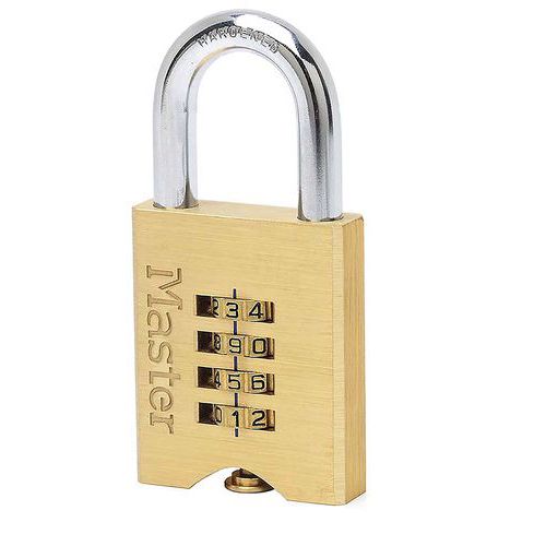 Candado de combinación de latón macizo - Master Lock