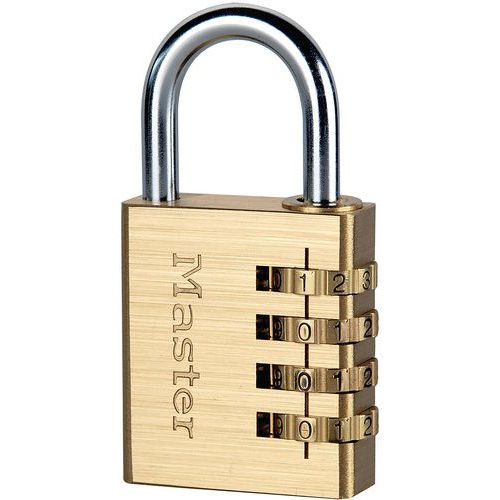 Candado de combinación con acabado en latón - Master Lock