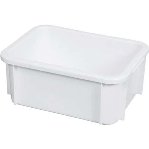 Caja rectangular apilable - 400 mm de longitud - de 12 a 15 L - Gilac