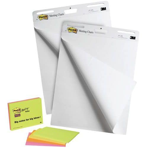 2 blocs de notas + 4 blocs de Meeting Notes Post-it®