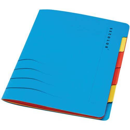 Carpeta Sixtab con 6 separadores Secolor - Tarifold