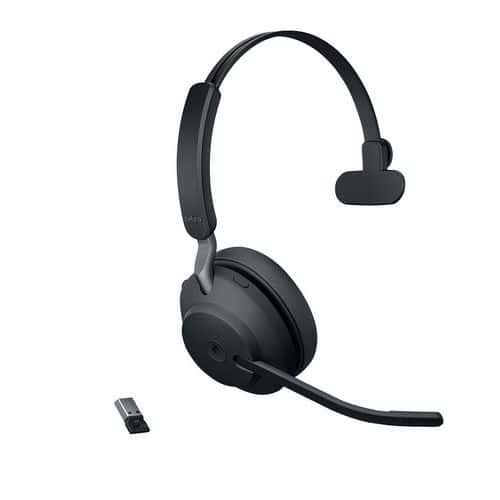 Microauriculares con cable Evolve2 65 Mono USB-A MS Link 380a - Jabra