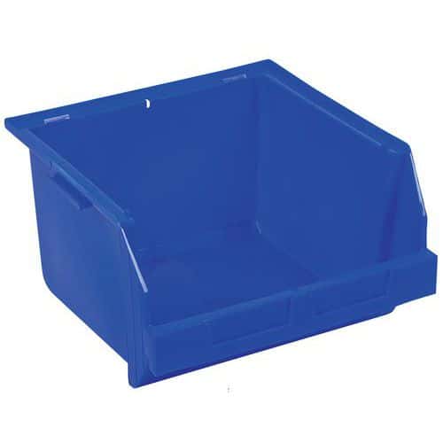 Caja con abertura frontal ensamblable para picking - Longitud 400 mm - 28 L