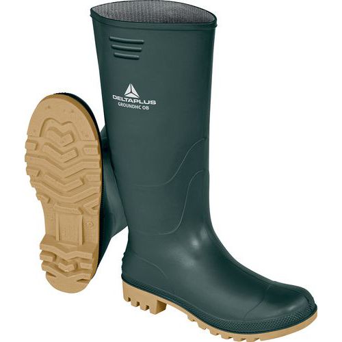 Botas de trabajo PVC Groundhc OB SRA - Deltaplus