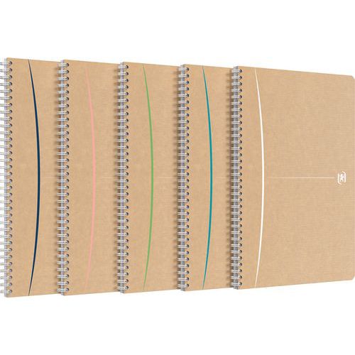 Cuaderno Oxford Touareg 210 x 297, 180 págs., 90 g, reciclado, surtido - Oxford