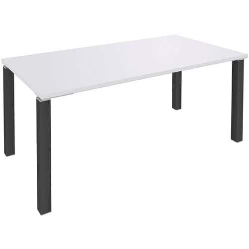 Mesa recta EXPRIM blanco/carbono